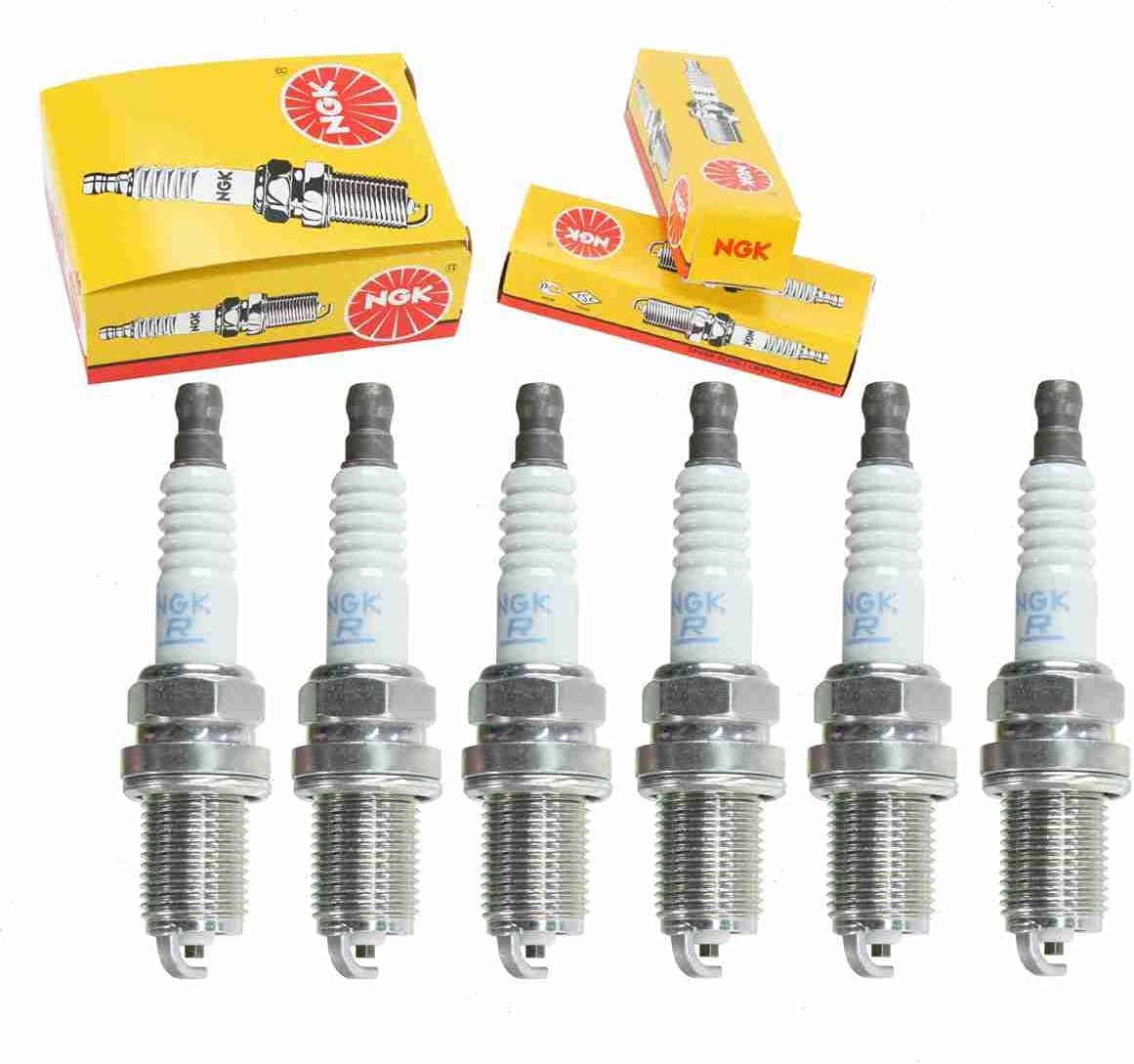 6 pc NGK Standard Spark Plugs compatible with Nissan Maxima 3.0L V6 1992-2001