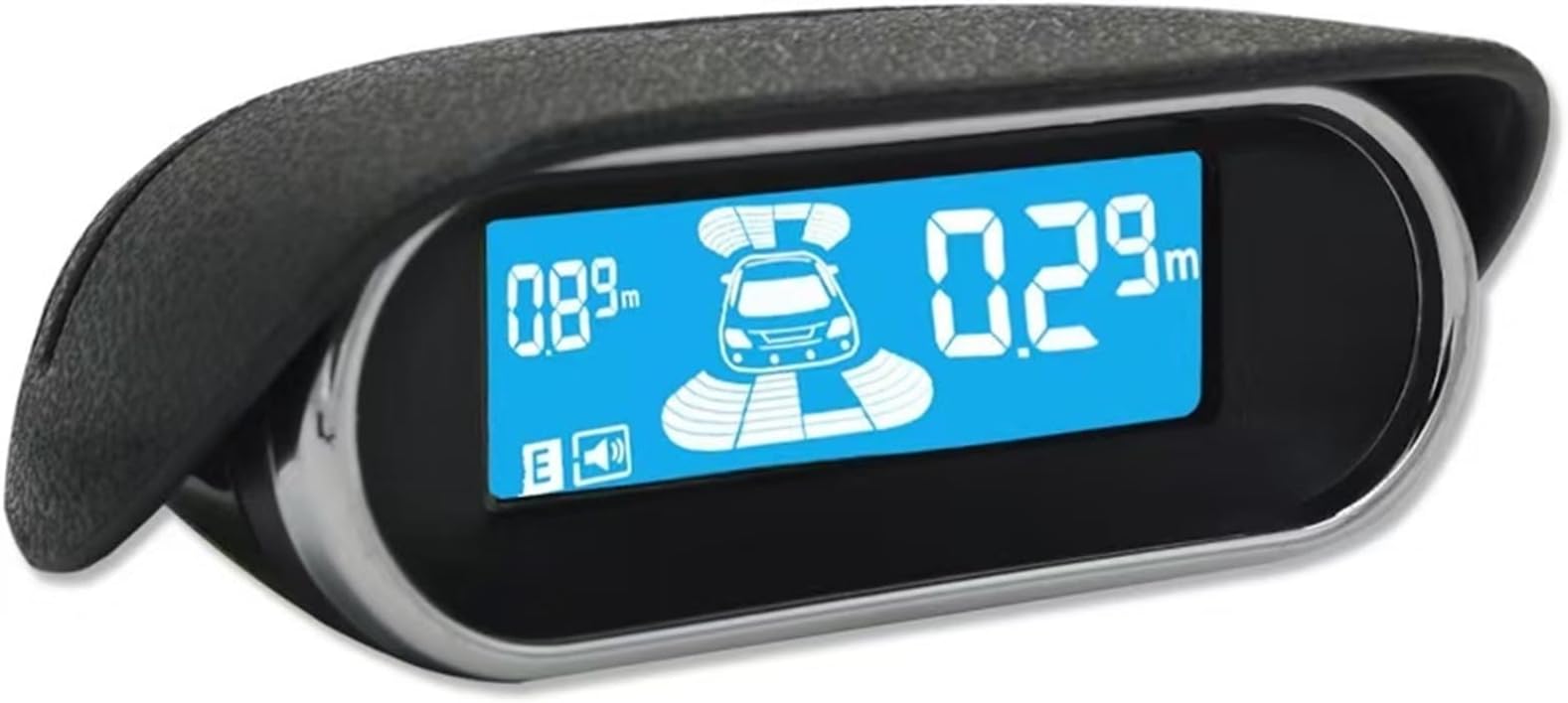 Car Parking Sensor Kit 8 Sensors 22mm Backlight LED Display Reverse Backup Radar Monitor Detector System 12V 7 Colors(Blue)