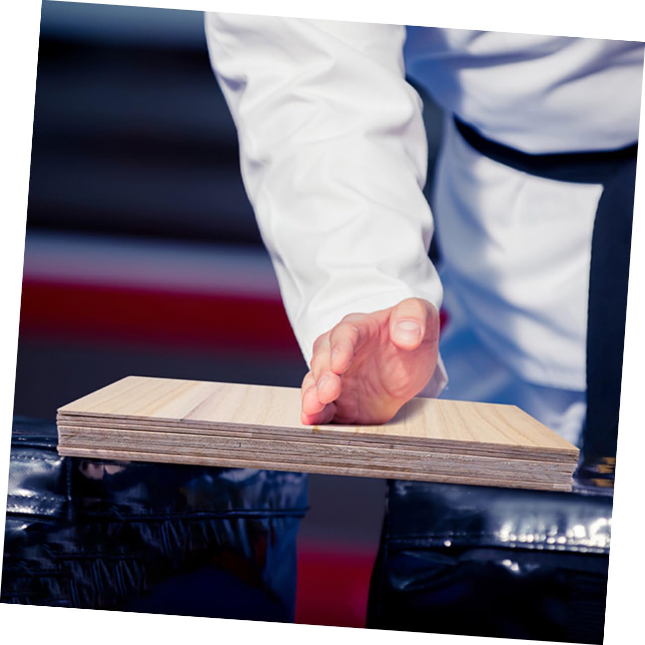 Yardwe 12 Tavoletta in Legno per Taekwondo Tavola da Rottura per Principianti e Professionisti Spessore 0,3cm per Allenamento Indoor e Performance Palco
