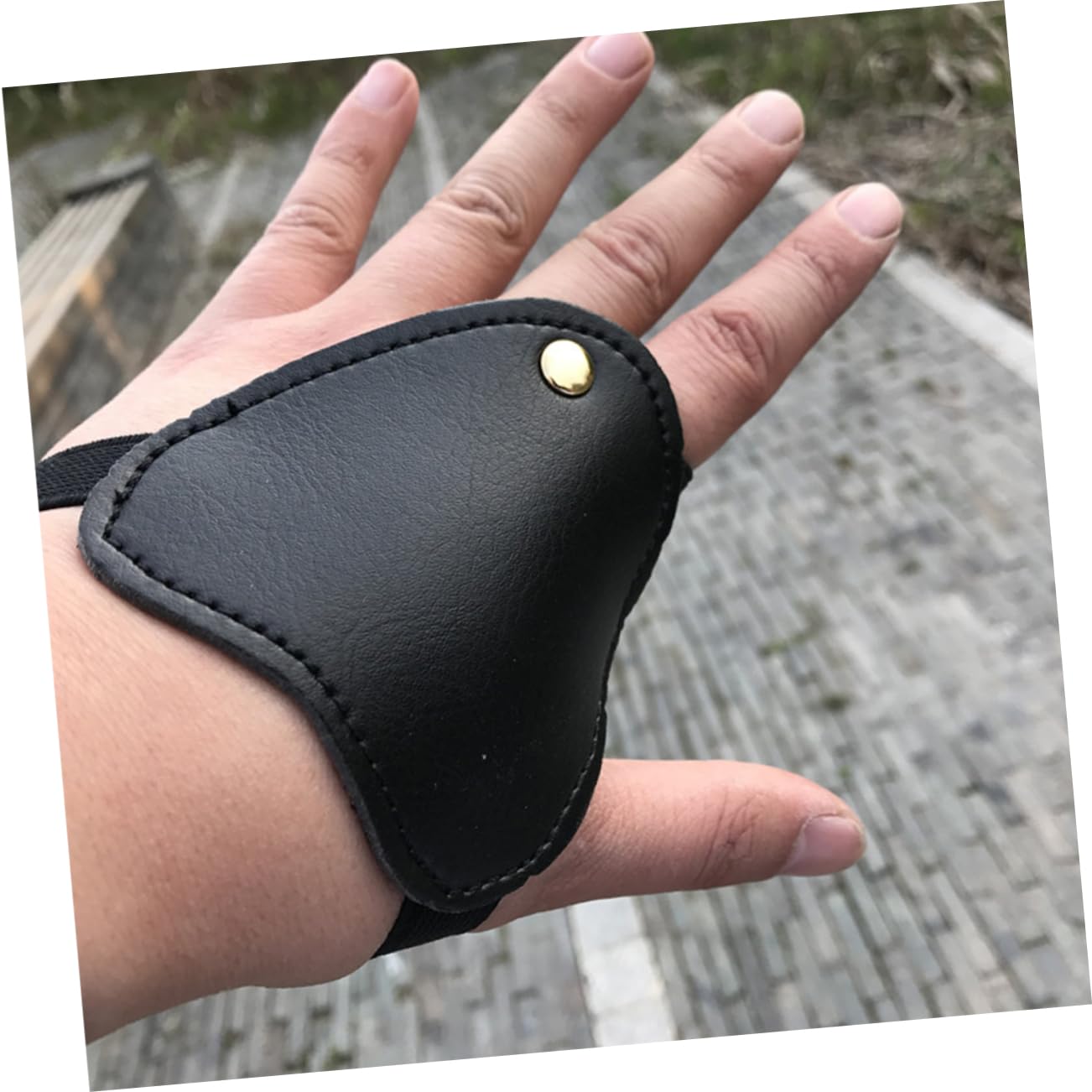 GOOHOCHY Finger Protector Archery Archery Glove Hand Protector Finger Cover Comfort Fit Elastic Band