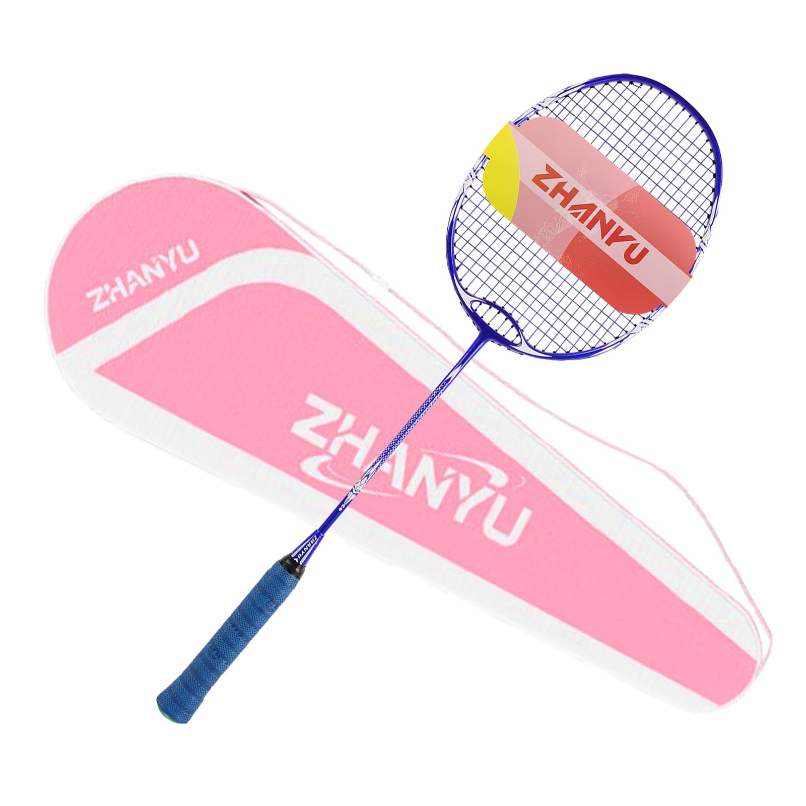 Badminton Racket,All Carbon High-Elastic Ultra-Light 82g Offensive Professional Rackets,Including 1 Racket And 1 Ball Bag,Suitable For Daily Fitness And Training Competitions