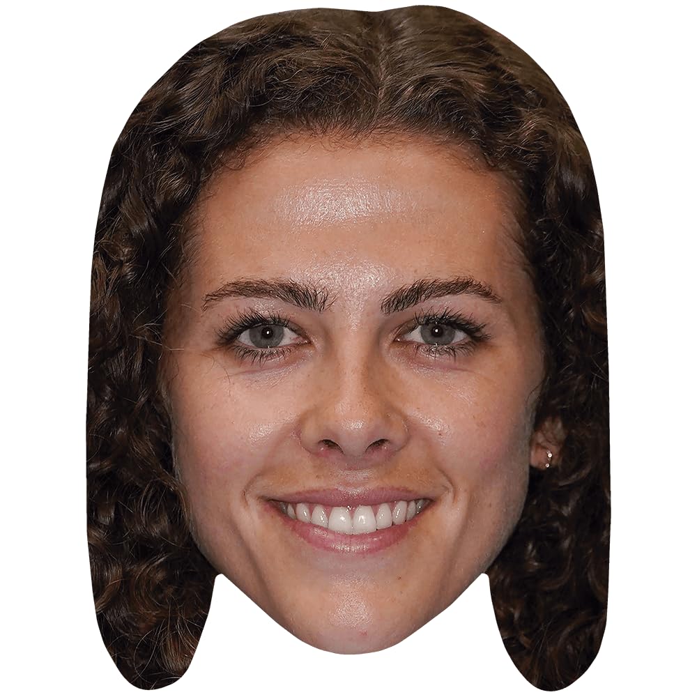 Anna Toman (Smile) Celebrity Mask, Flat Card Face, Fancy Dress Mask