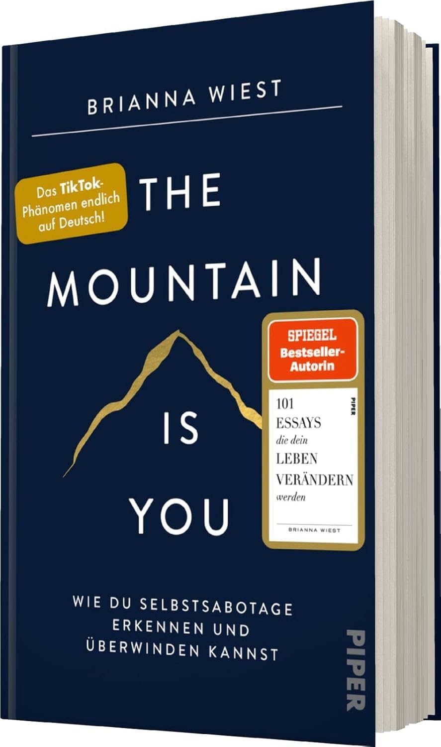 Brianna Wiest - Bestseller Bücherset - 101 Essays, The Mountain Is You, The Life That’s Waiting, When You’re Ready - This Is How You Heal - Selbsthilferatgeber mit einem exklusiven Lesezeichen