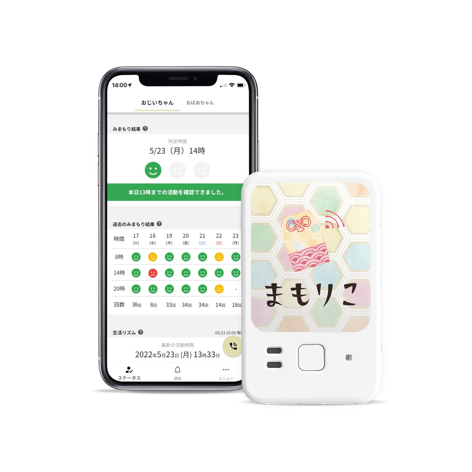 Amazon.co.jp: ネコリコ まもりこ（第2世代） 高齢者みまもり