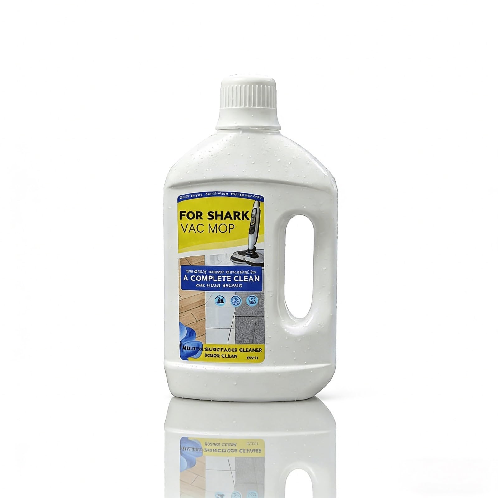 Compatible with Shark VACMOP VM252 Cordless Cleaner Multi-Surface Floor Cleaner 1L Cleaning Solution for Sealed Hardwood Tile Laminate Floors Spring Fresh Scent(1 bottle)