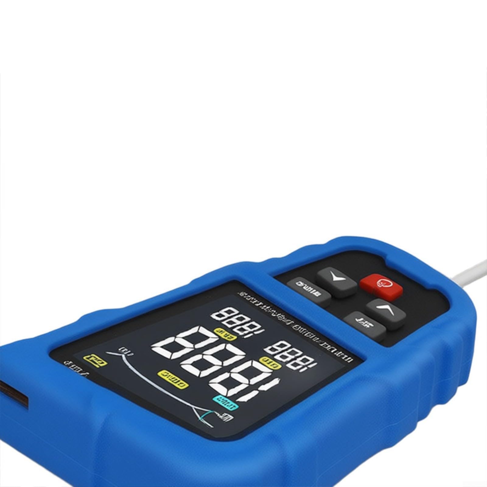 Medidor de humedad, madera no destructiva y probador de humedad de pared con alto para la inspección de edificios, herramienta de inducción digital portátil para contratistas