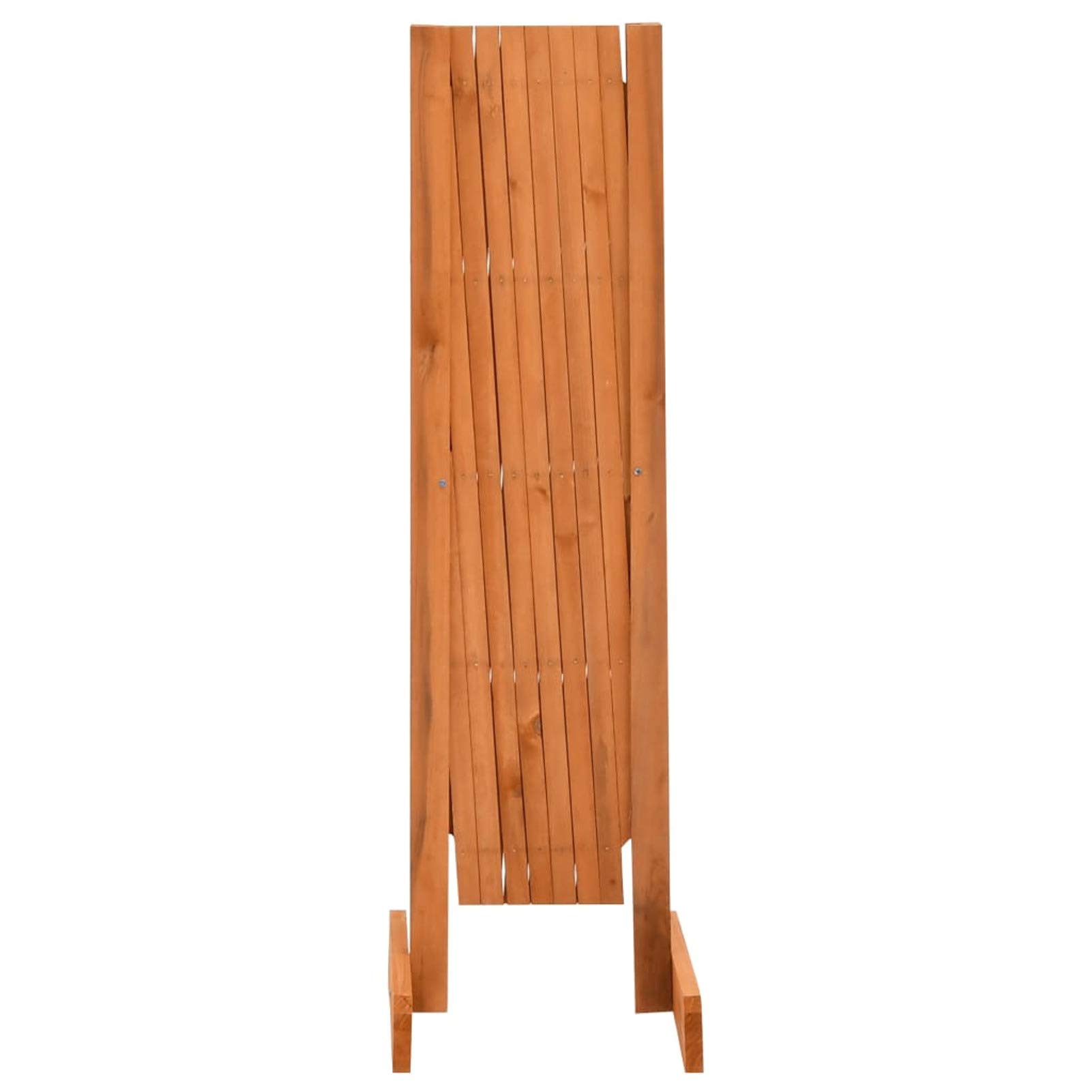 Homgoday Traliccio da Giardino Arancione 150x80 cm Massello di Abete, Cancello per Recinzione da Esterno Cancello per Giardino, Porta Staccionata Pedonale Barriera per Cortile Cancelletto da Giardino