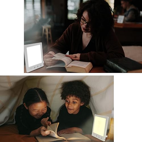 Miniatura 7 de COOLHILLS Lámpara de luz solar con 3 niveles de brillo de control táctil y temperatura de color, lámpara solar de 10000 Lux sin rayos UV con función