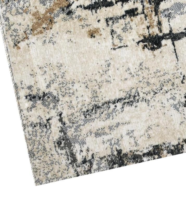 Image of 4 x 6 Feet Modern Carpet for Living Room | Non-Fade Soft Floor Rug for Hall & Bedroom | Easy Clean & Non-Slip Backing
