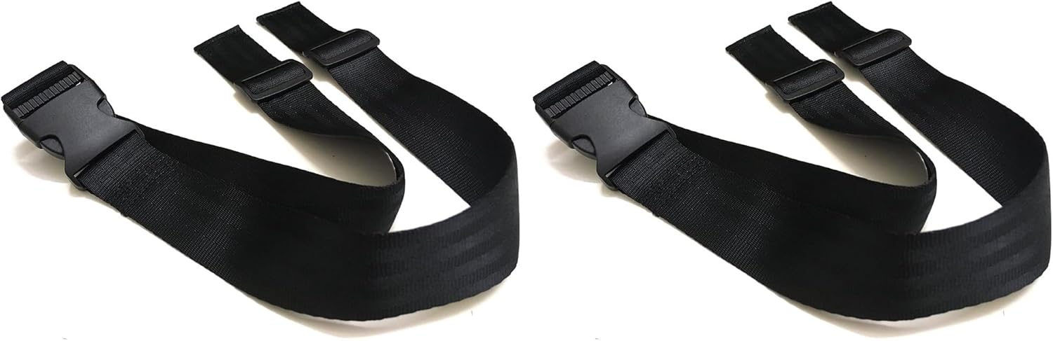 ZARPMA Baby 2 Point High Chair Security Straps,Replacement Harness Straps Belt for Child Kid Infant Safety Strap for Pushchair HighChair Child Chair,Stroller(1M Length) (Pack of 2)