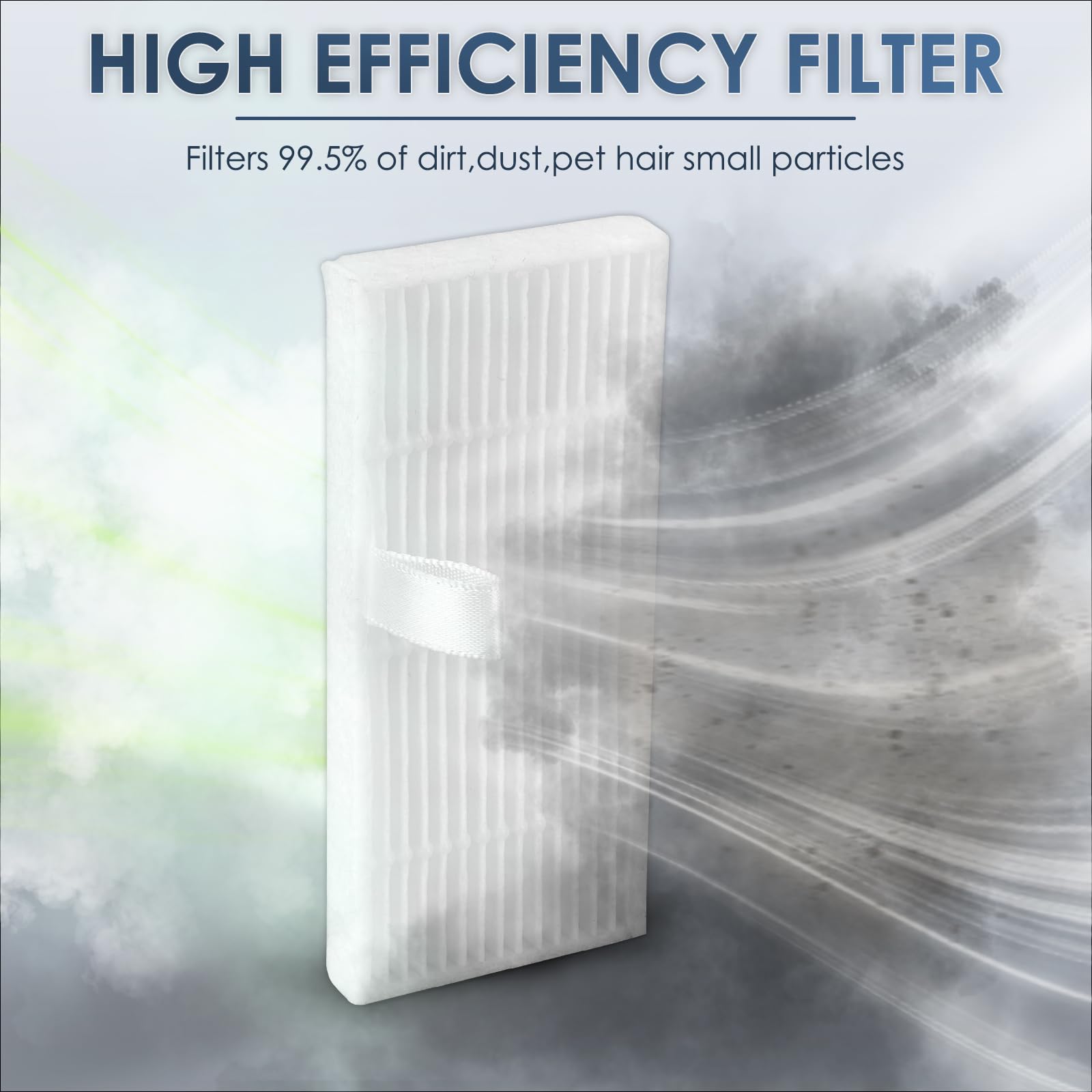 (9 pezzi) QV 35S Filtro HEPA di ricambio per Roborock QV 35S, Qrevo S, Qrevo Pro, Qrevo MaxV, Qrevo Plus, Qrevo Edge, Qrevo Curv Robot aspirapolvere, Kit accessori filtro, Parti di ricambio