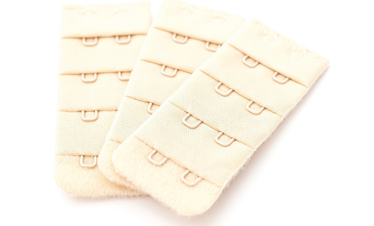 Glamour Secrets Women's Nude 3 Piece Pack Of Bra Extenders /Beige 2 Hook Narrow, 2 Hook Wide, 3 Hook Or 4 Hook (3 Hook 55Mm)