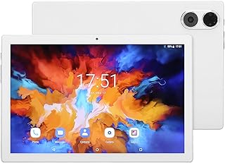 PUSOKEI 10.1 Inch Android11.0 Tablet, 4G LTE Tablet, 8GB RAM 128GB ROM, Octa Core Processor with Dual Cameras and Speakers, 2.4/5G WiFi, BT5.0, 512GB Expansion, 8800mAh Battery (White)