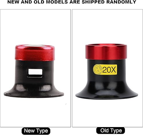 Miniatura 2 de Eye Loupe 20x Relojeros Inspección Joyeros Lupa de aleación de aluminio, metal y zafiro