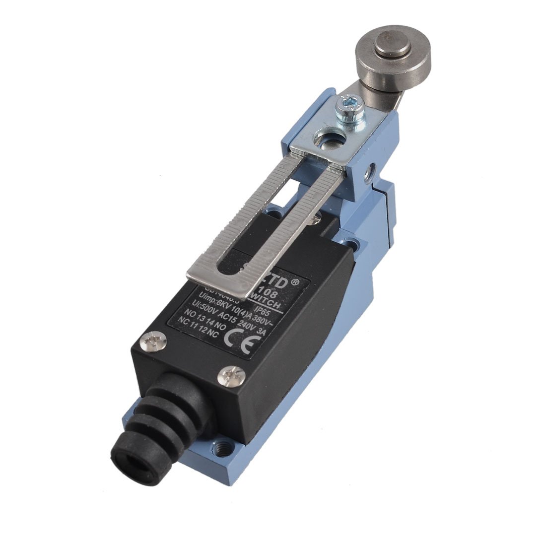Interrupteur limite TZ-8108 avec levier à rouleau réglable AC 380V 10A pour circuit industriel