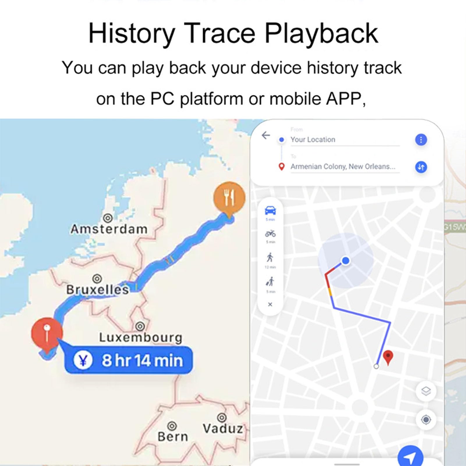 Localizzatore GPS, Localizzatore di Veicoli con Posizione in