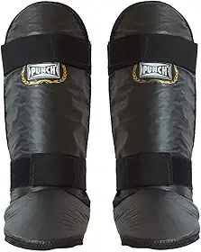 Protetor De Canela Com Pé - Preto E Branco Punch