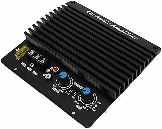 Car Amplifier Board, High Power 12V Car Amplifier Board, Aluminum Alloy Ultra Thin Heat Dissipation Subwoofer Plate Amplifier, Heat Dissipation Panel for Vehicle