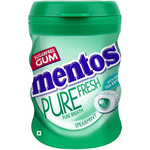 Mentos Pure Fresh Gum Spearmint 54.6g