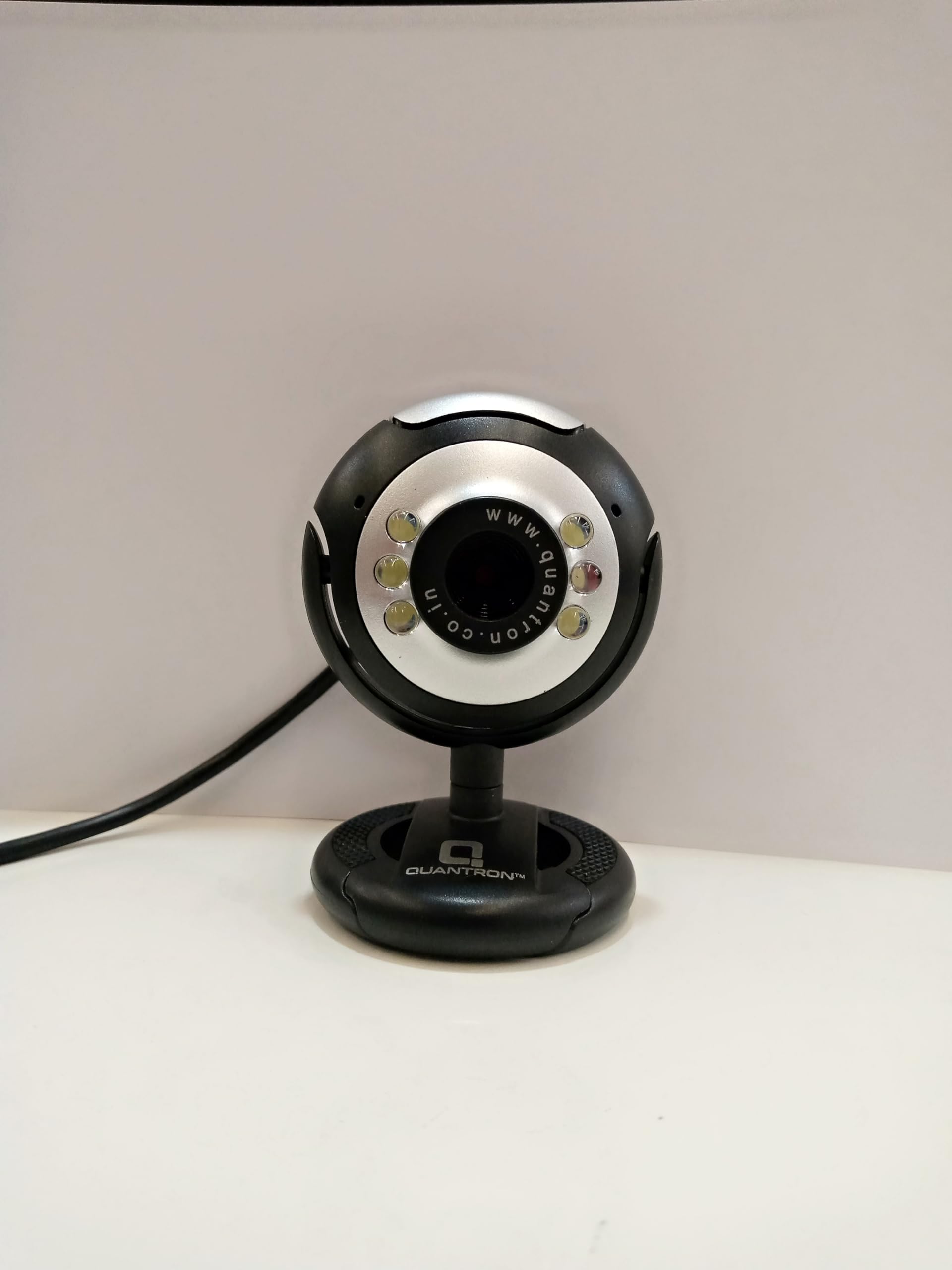 Quantum (QUANTRON QPC 1010) Light Webcam for Laptop/Desktop (Black)