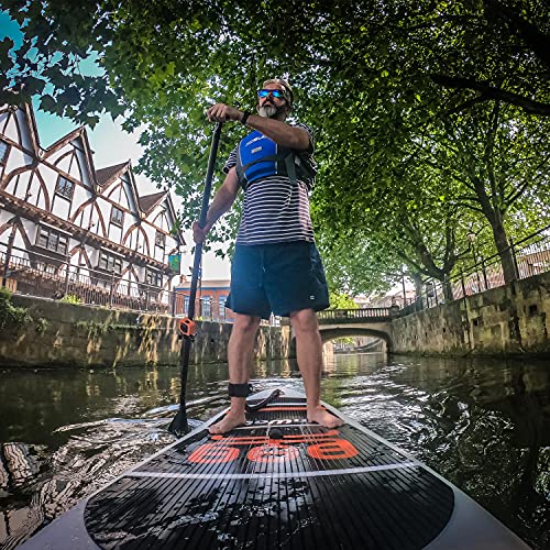 Funwater Stand Up Paddle Board 11'X33''X6'' Ultra-Light (20.4Lbs) Inflatable Paddleboard With Isup Accessories,Three Fins,Adjustable Paddle, Pump,Backpack, Leash, Waterproof Phone Bag #TOP7