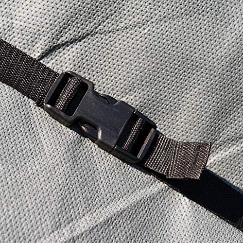 Image of Budge Protector V Truck Cover, 5 Layer Premium Weather Protection, Waterproof, Dustproof, UV Treated Truck Cover Fits Trucks up to 197 inch L x 60 inch W x 56 inch H, Gray