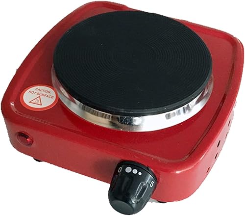 SUOTENG Quemadores eléctricos portátiles para cocinar, mini estufa de 500 W, placa de cocción de café, calentador de leche, herramientas eléctricas