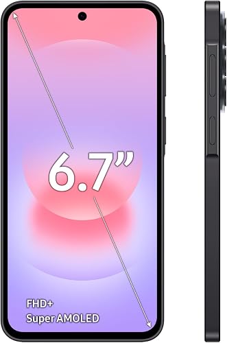 Samsung Galaxy A37 5G, Smartphone Android 5G avec l'IA accesible à Tous, 256 Go, RAM 8 Go, Chargeur Secteur Rapide 25W Inclus, Smartphone déverrouillé, Graphite, Version FR - 8
