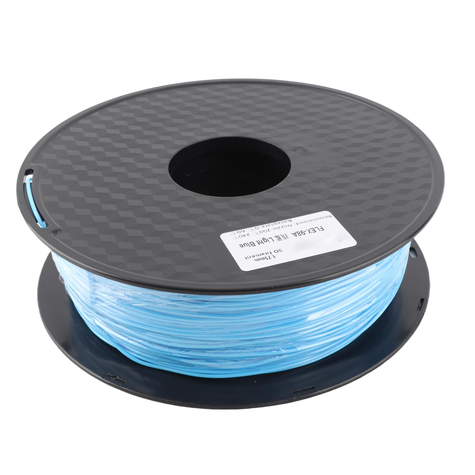 Ejoyous 1 Kg szpulę 1,75 Mm Elastyczne Filamenty TPU, Filament Drukarki 3D, materiał Drukarski 3D TPU z próżnioną Uszczelnieniem, do Drukarek Rysujących Długopisy (jasny niebieski)