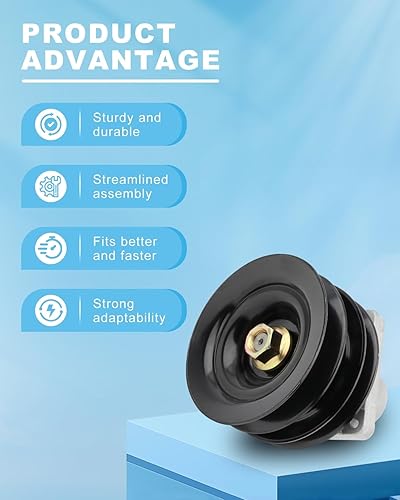 Miniatura 5 de Conjunto de husillo para Cub Cadet para MTD para Troy-Bilt 14092 618-04134 618-0596 918-04134 para Oregon 82-520 para Stens 285-748 para Toro para