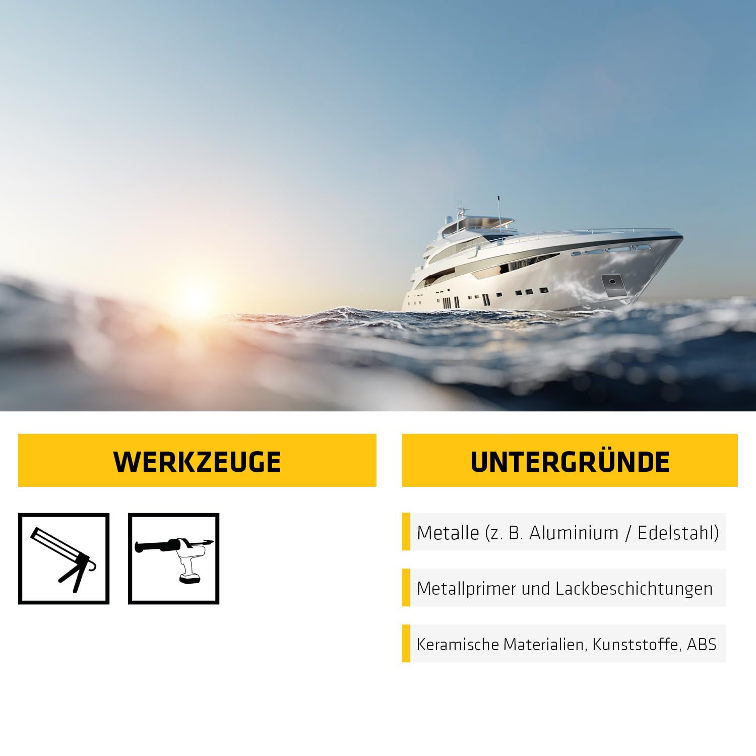 Sika – Marine-Klebstoff – Sikaflex-292i Weiß – ideal für den Marinebereich – haftstark – 300 ml