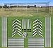 Cimarron Sports Outdoor Practice 70x14x12#24 Batting Cage & Frame Corners