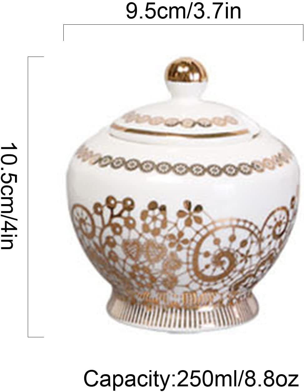 Ceramiczna cukiernica i zestaw śmietanki z dzbankiem na mleko, zestaw do serwowania kawy, dzbanek do kremu, do dekoracji domu i kuchni