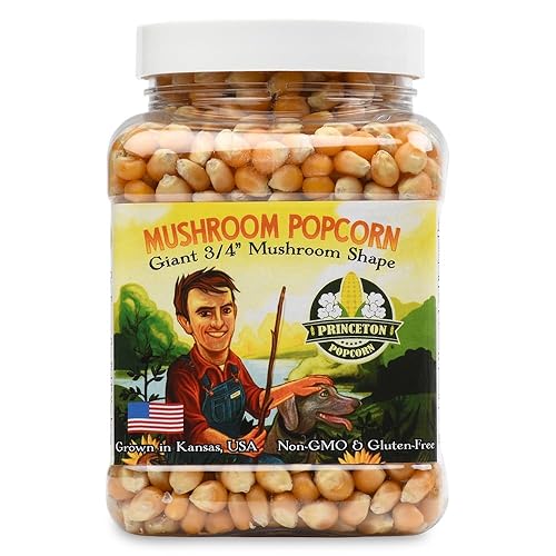Miniatura 11 de Palomitas de maíz de Princeton - Cultivadas en granja, sin OMG, sin gluten, sin estallar, con forma de bola, palomitas de maíz antiguas - Pops extra