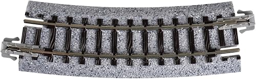 Miniatura 2 de Kato USA Model Train Products Unitrack, 282mm (11") Radius 15-Degree Curve Track (4 piezas)