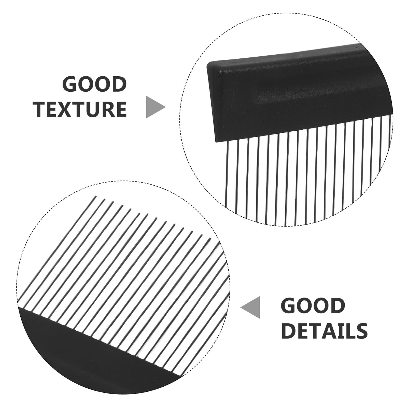 Hemobllo Herramienta de Textura de Hormigón y Yeso Veneciano Peine Dentado de Acero Inoxidable para Diseño Decorativo de Paredes y Superficies