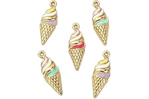 LiQunSweet Frozen Charms Ice-Cream Jewelry Charms