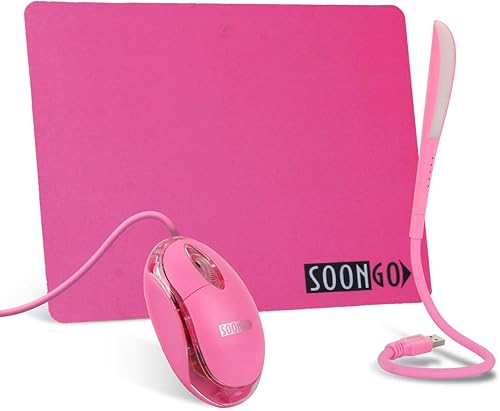 Miniatura 9 de SOONGO - Mouse ergonómico para computadora con cable de 4.9ft, mouse USB para computadora portátil y PC, mouse de escritorio compatible con Windows