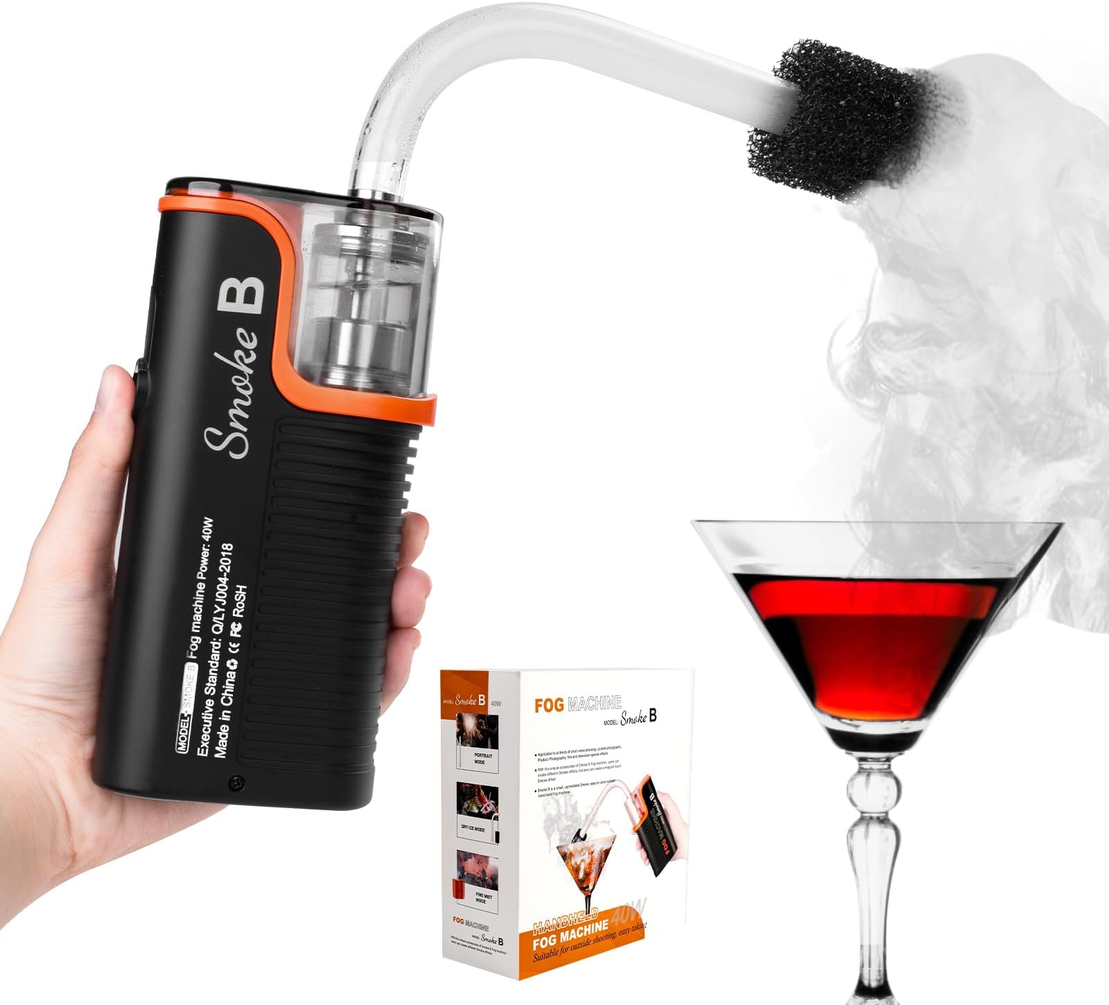 Mini Máquina De Humo LENSGO Smoke S (30 W) - Tecno Importaciones
