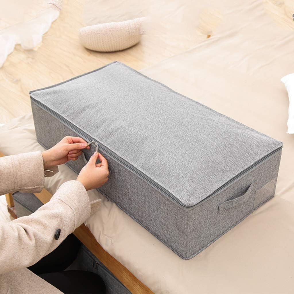 Under Bed Storage Containers Blankets Cloth Shoes Box with Lids