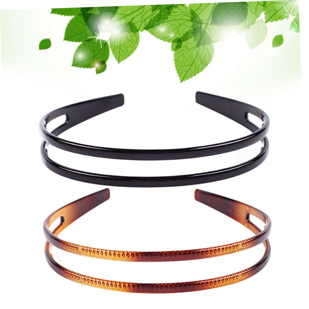 FRCOLOR 3 Set Di Cerchietti Per Da Donna Eleganti Cerchietti A Doppia Alla Moda Per Tutti I Giorni E Feste 6 Pezzi*3