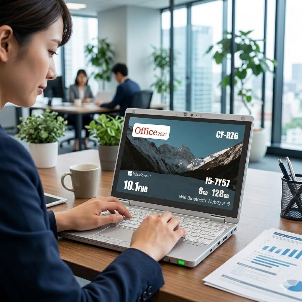 Amazon.co.jp: 【整備済み品】Let's note CF-RZ6 10.1型 i5-7Y57 8GB