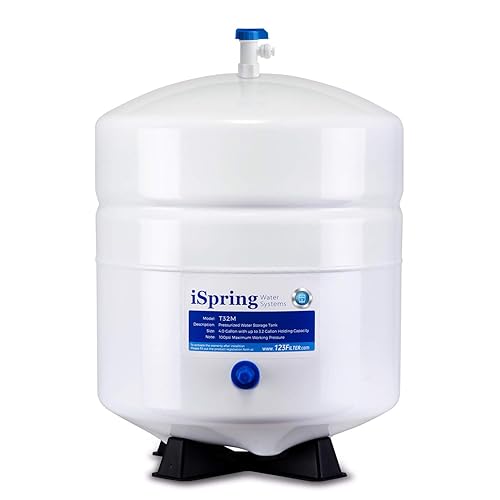 Miniatura 2 de iSpring T32M Tanque de almacenamiento de agua presurizada y F9K Juego de cartuchos de repuesto de filtro de agua de ósmosis inversa de 1 año para
