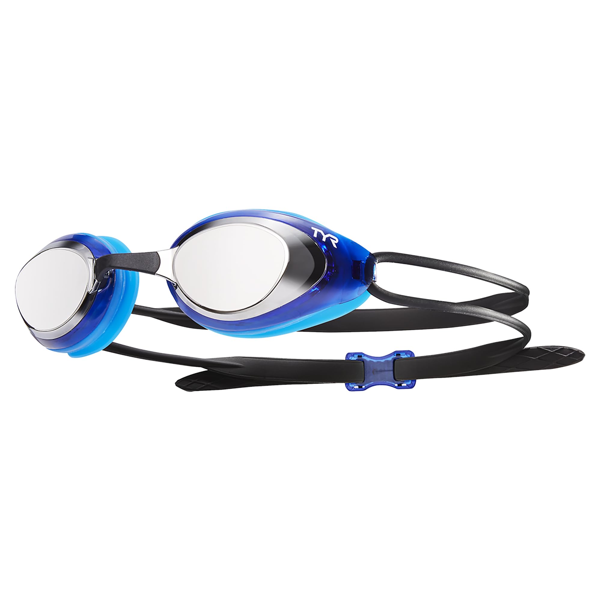 Photo 1 of [MINOR DAMAGE] TYR Blackhawk Racing Swim Goggles - Adult Swimming Goggles for Men and Women - Anti-Fog, UVA/UVB Protection, Watertight - Available Mirrored or Non-Mirrored