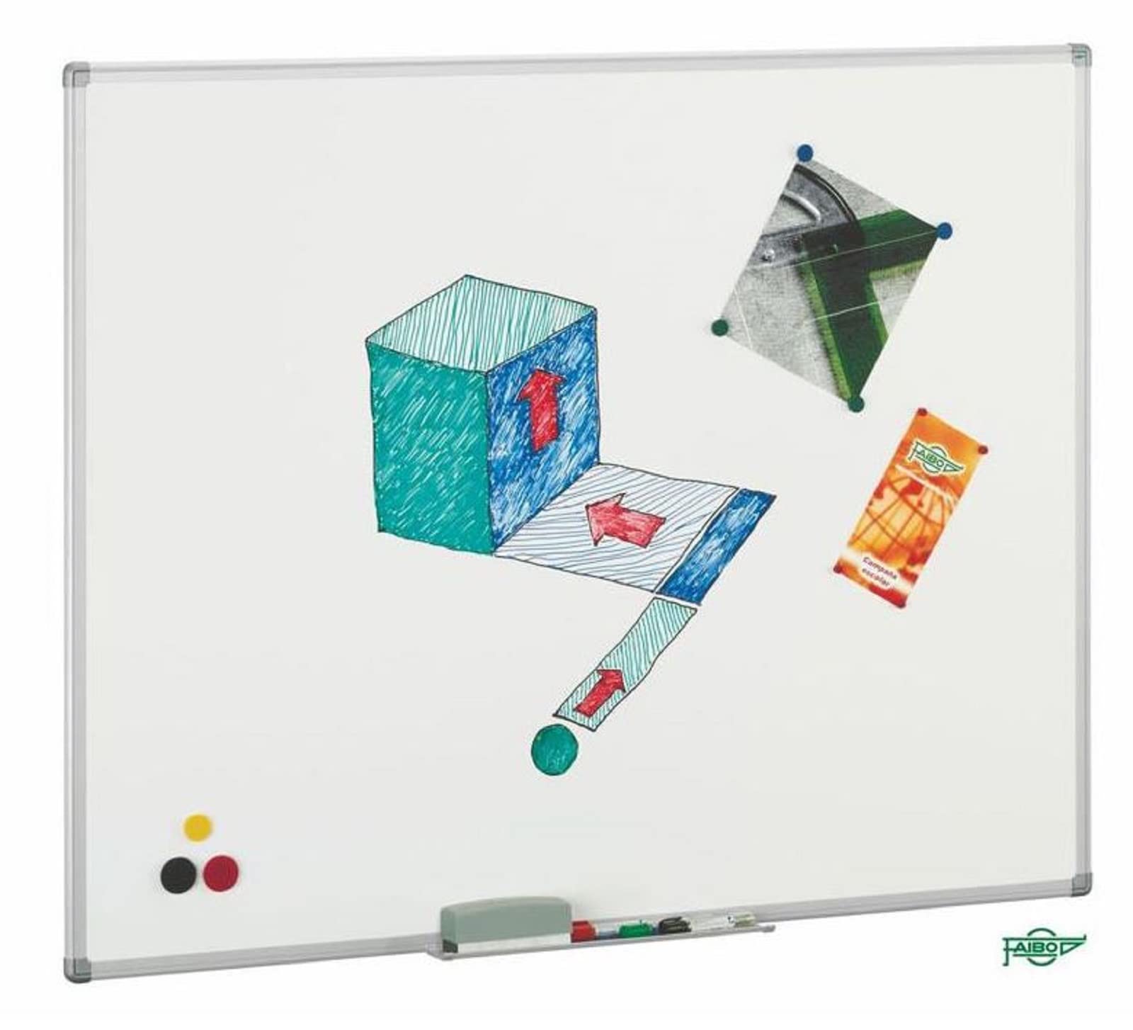 Pizarra blanca Faibo 120 x 150 cm