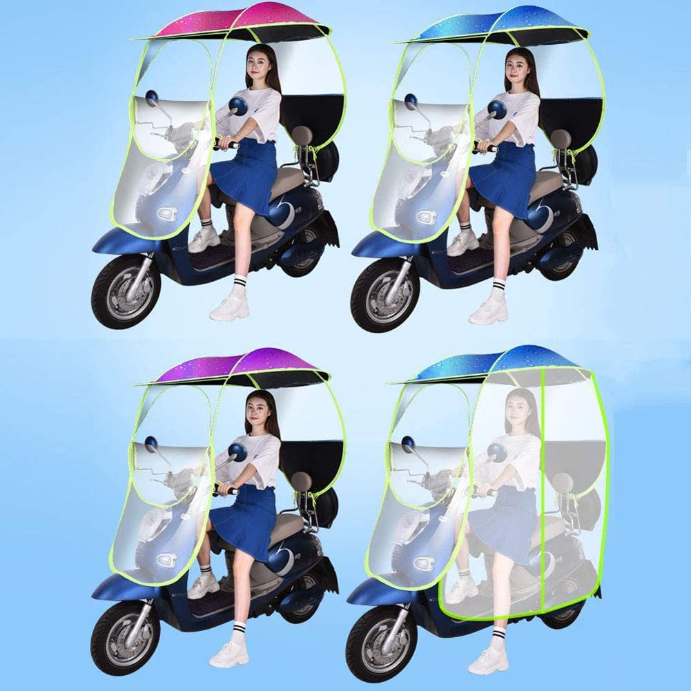 Universal Car Motor Scooter Parasol Mobility Sun Shade Osłona przeciwdeszczowa Wodoodporna, skuter składany Mobility Scooter Baldachim, B