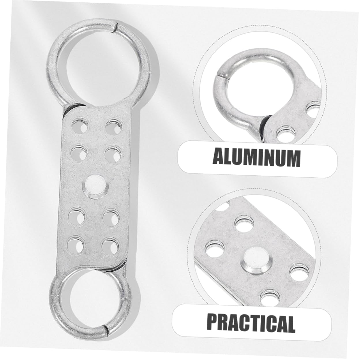 ULTECHNOVO 10piezas Cerrojo De Seguridad De Aluminio Doble Dispositivo De Bloqueo Para Equipos Industriales y Electrodomésticos Protección Mejorada y Resistente Al Desgaste
