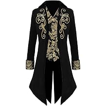 Mens Medieval Victorian Jacket Steampunk Tailcoat Masquerade Costumes