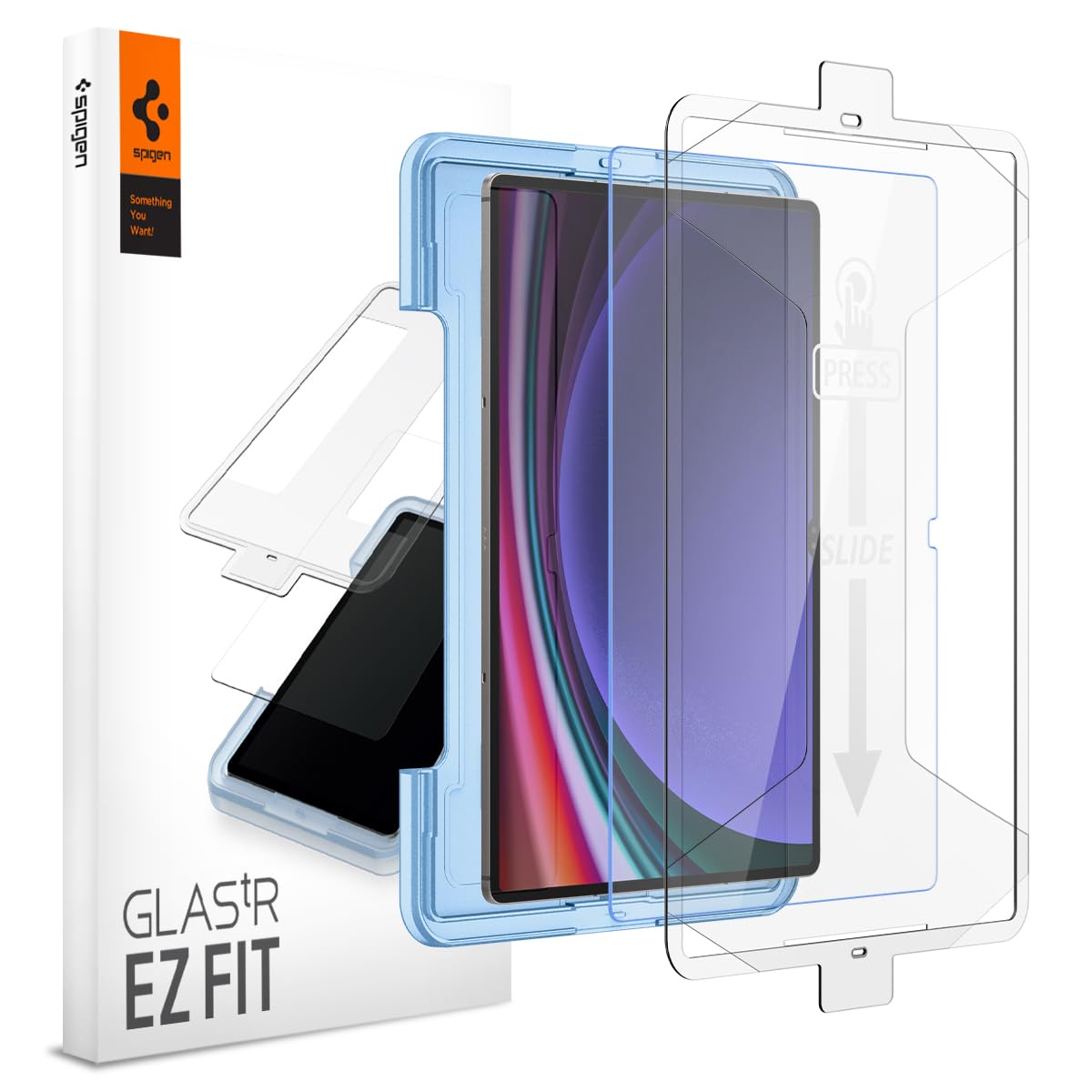 Spigen Glas.tr EZ Fit Tempered Glass Screen Protector Guard For Samsung
