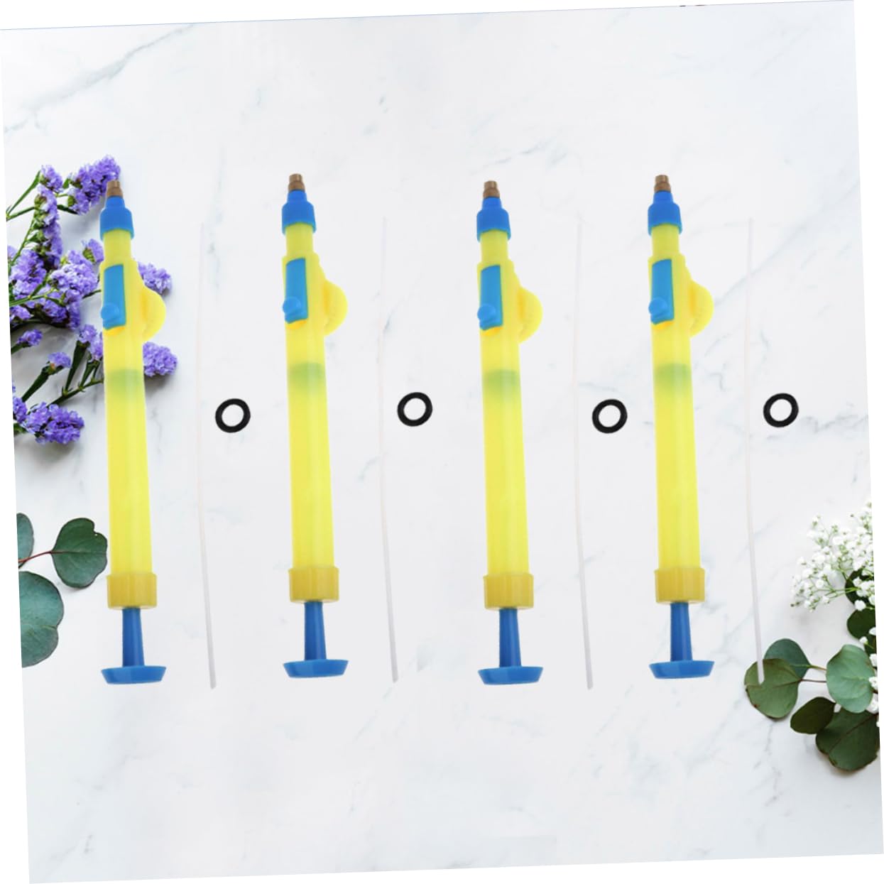 Gogogmee 4PCS Garden Spray Nozzle Water Sprayer Heads for Home Plant Care Compatible with Beverage Bottles Durable Design Multi Purpose Misting and Streaming Function